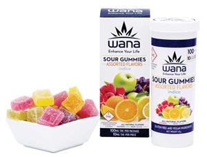 Handcrafted Sour Gummies from Wana.