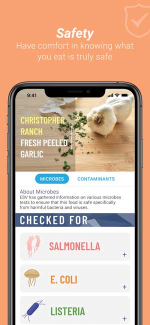 Eat Safe Verified mobile app