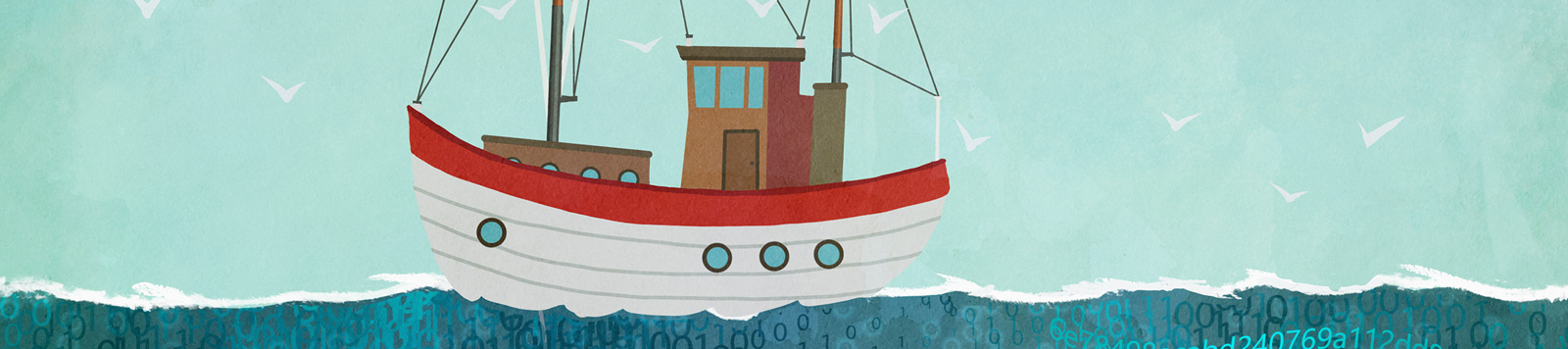 Blockchain fishing boat