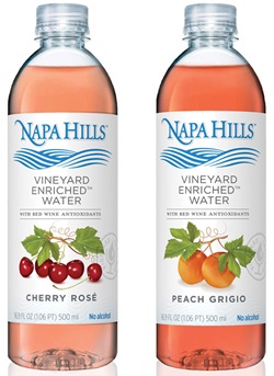 Wine water from Napa Hills 