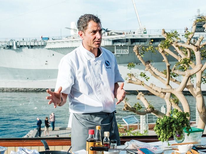 BlueNalu corporate chef Gerard Viverito