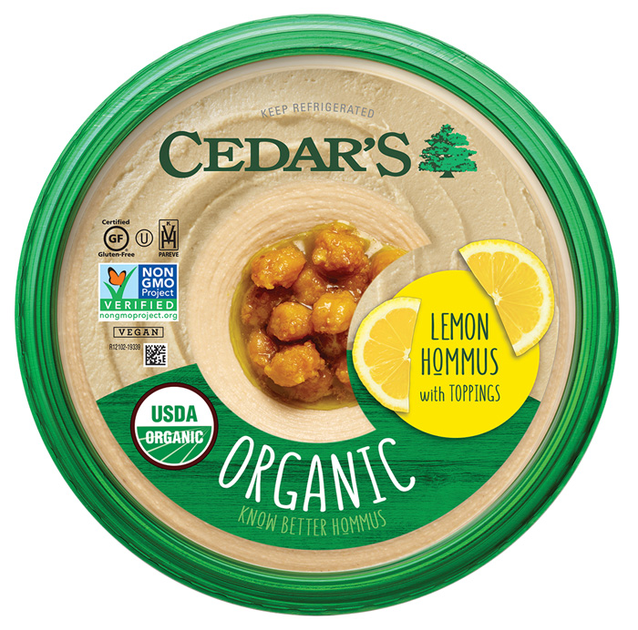 Cedars Organic container
