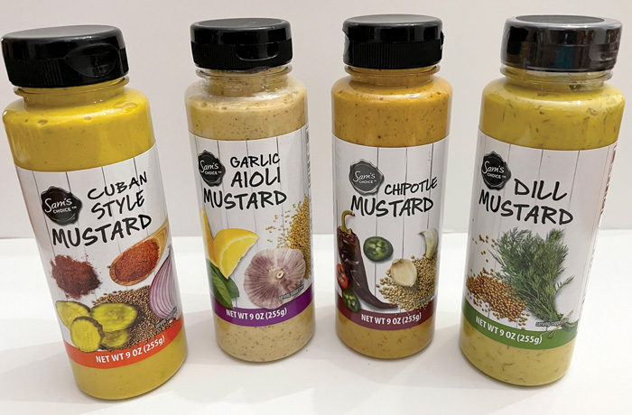 Choice Mustard bottles