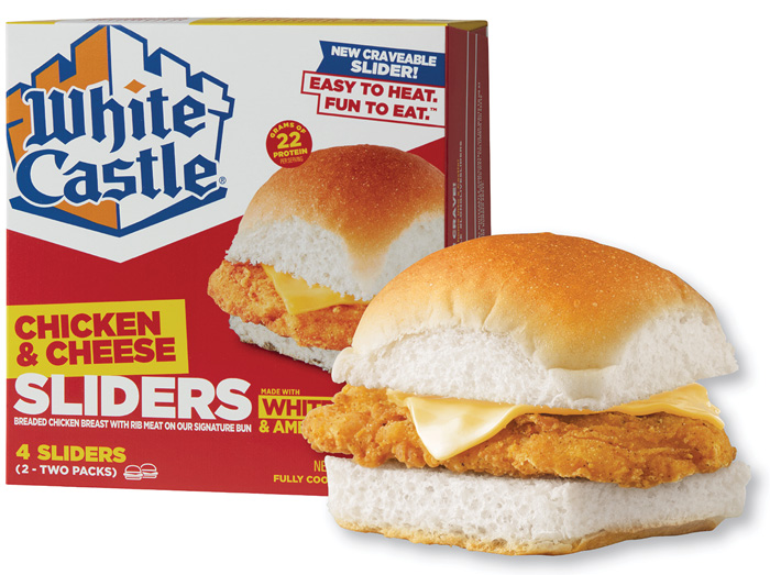white castle chicken and cheese