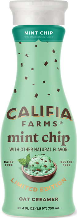 Califia Farms Mint Chip Oat Creamer 