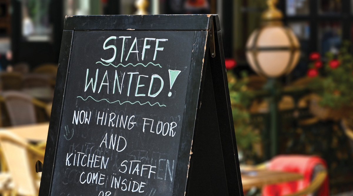 Staff Wanted Sign