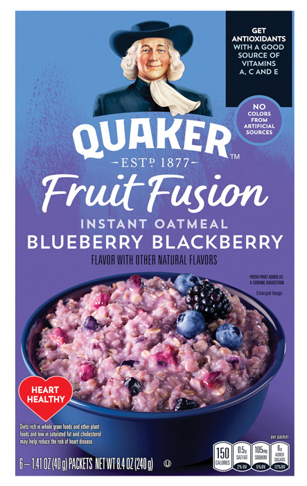 Quaker Fruit Fusion Instant Oatmeal