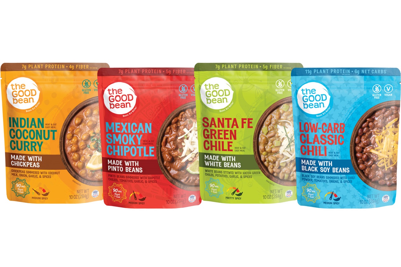 The Good Bean line of Heat & Eat bean-based meals