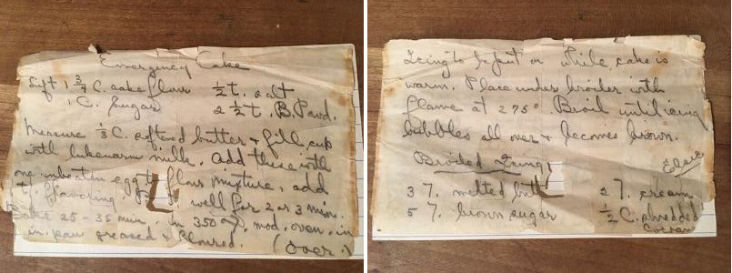 Emergency Cake recipe