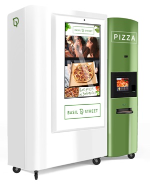 Basil Street's pizza vending machine