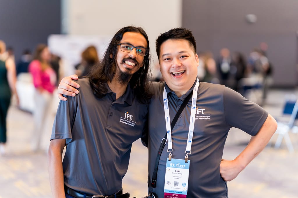 picture of viral and luu at IFT FIRST