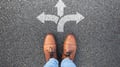 Facing a choice, which way forward in your career?