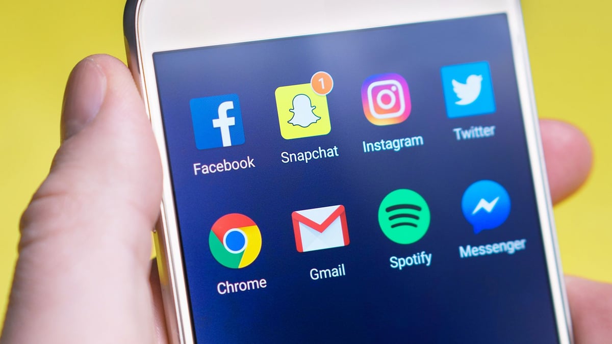 Social Media Stock Footage