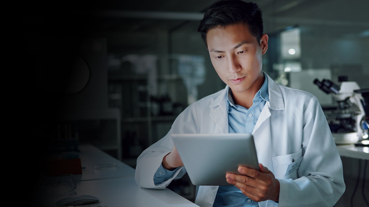 scientist doing research