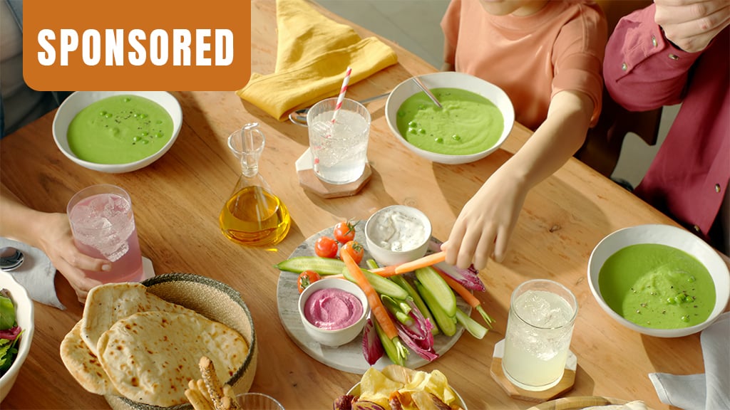 healthy foods on a table