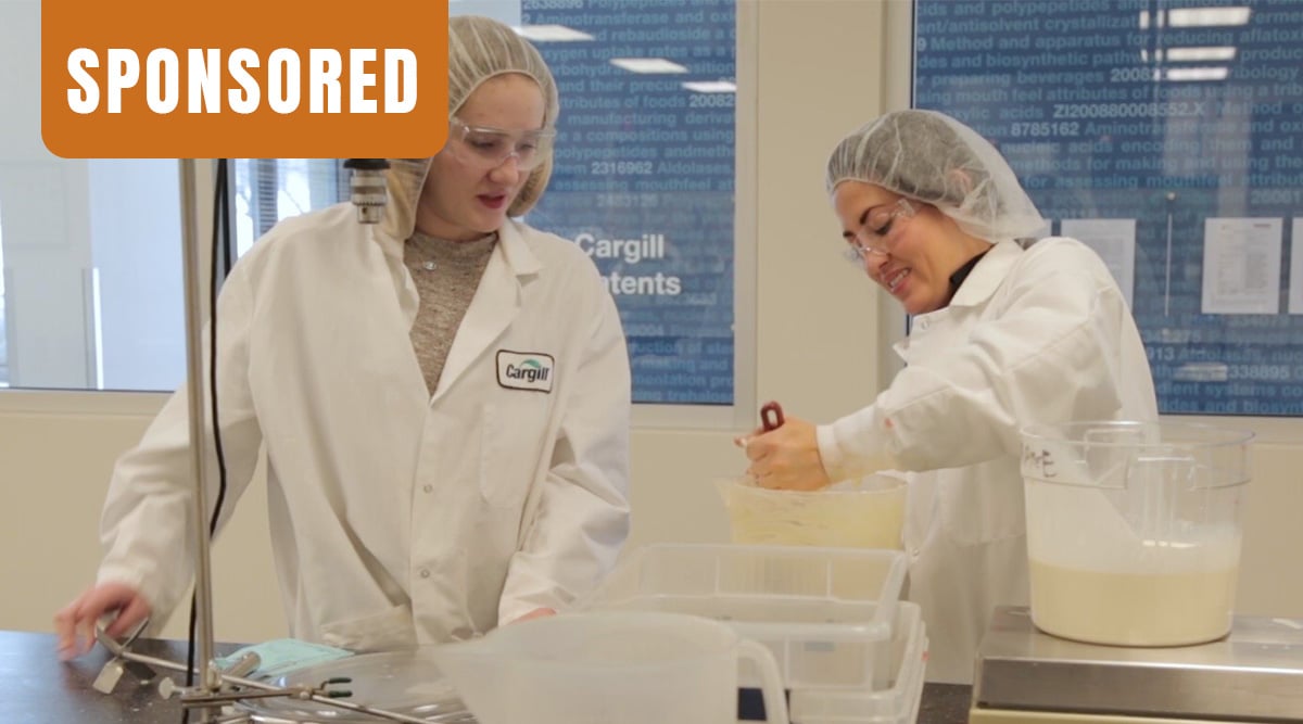 Cargill employees working in the lab