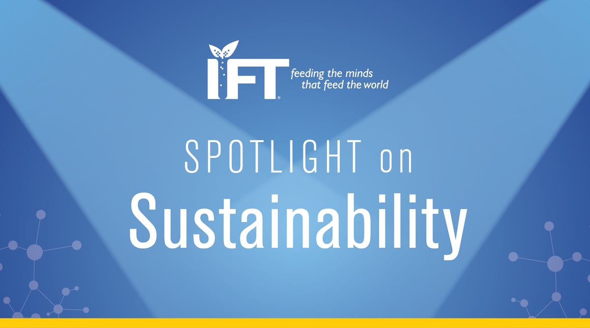 Sustainability spotlight blog graphic