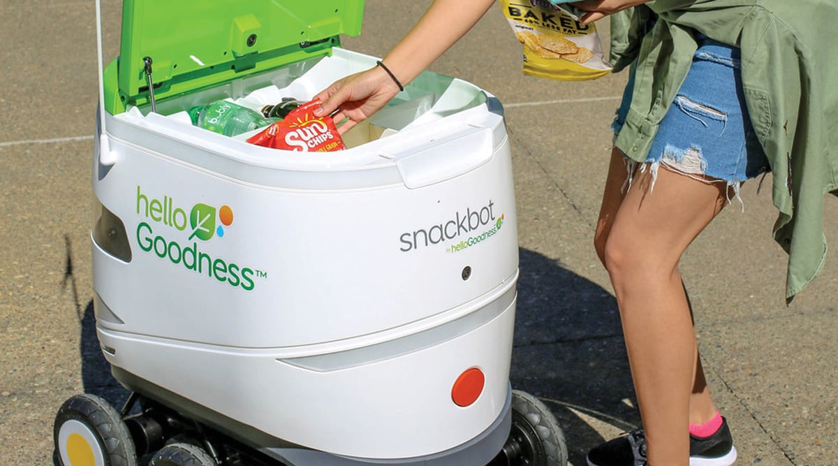 Col Startups Snackbot X