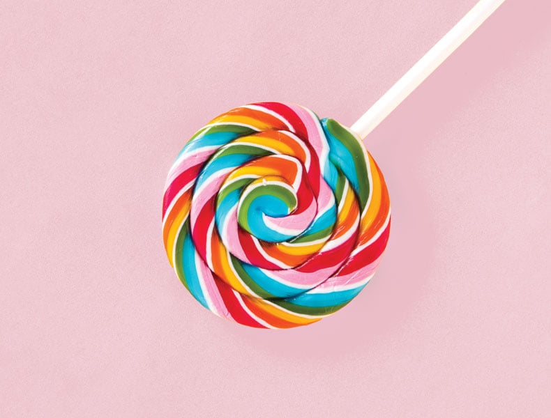 Colorful lollipop