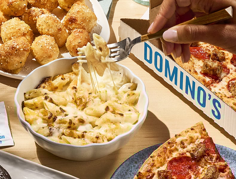 Domino’s 5-Cheese Mac & Cheese