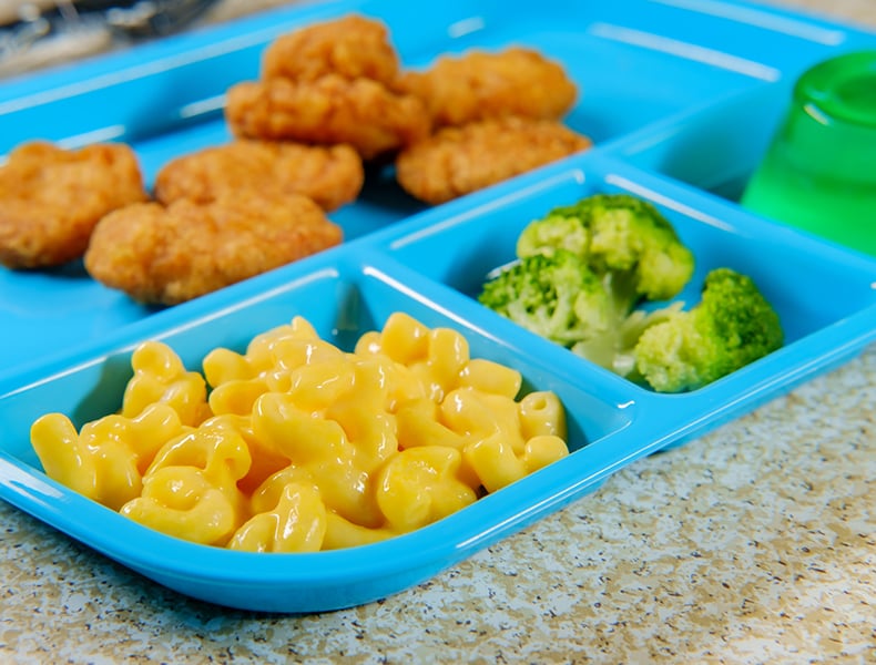 school lunch tray