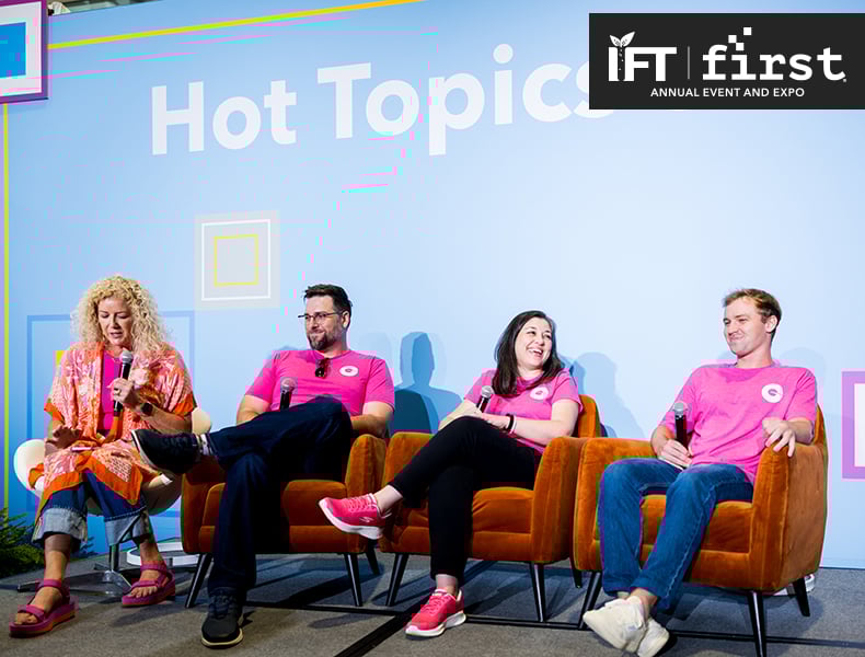 from left: Meredith Downey, Scott Kottman, Katie Rountree, and Logan McConkey from Givaudan Sense Colour