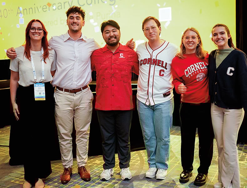 Members of the Cornell University team