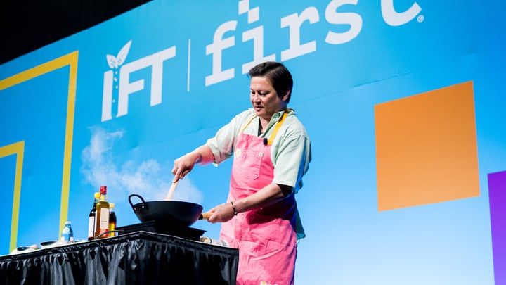 Chef and author J. Kenji López-Alt Monday during a keynote at IFT FIRST.