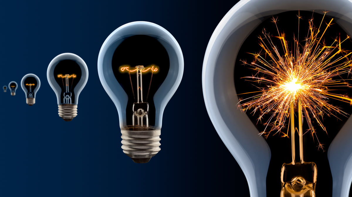 lightbulbs, new ideas