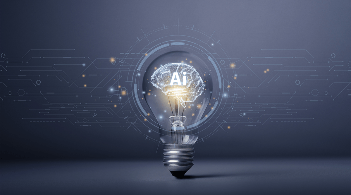 an AI lightbulb
