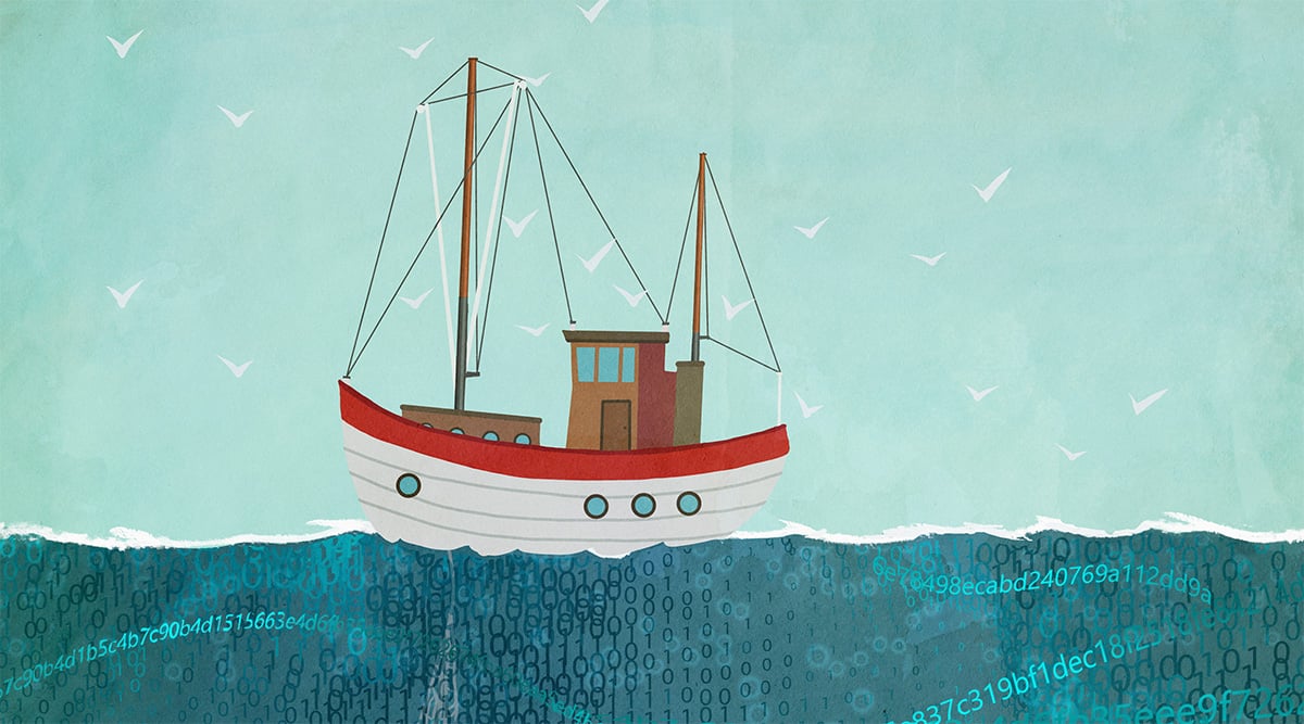 Blockchain fishing boat