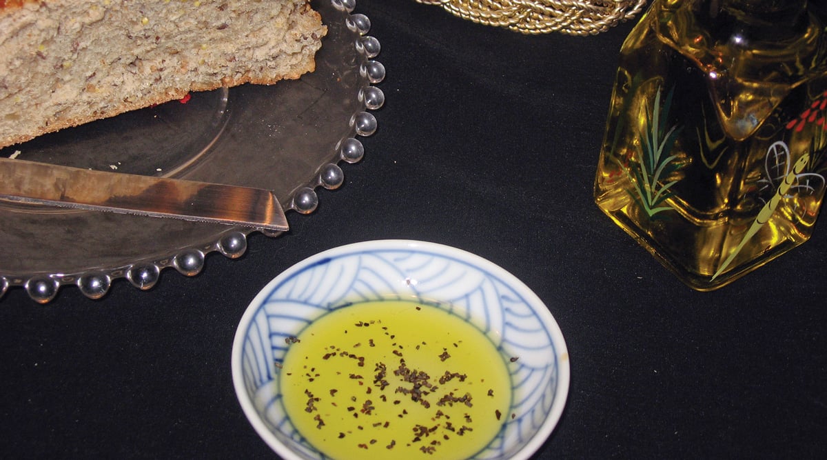 Whole Grain Bread and Oil