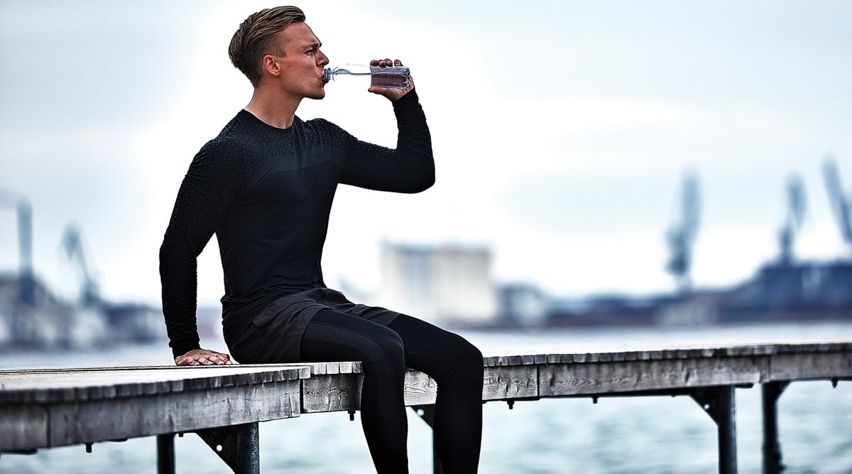 Man with Beverage