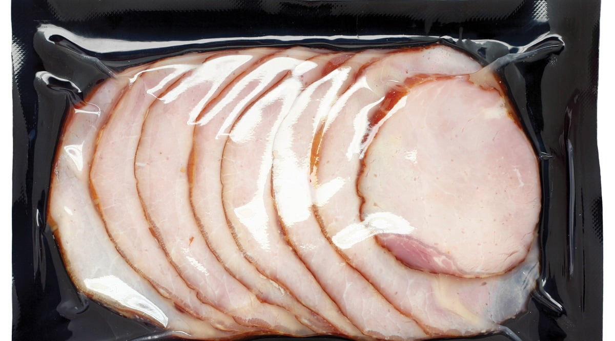 Deli meat in a package