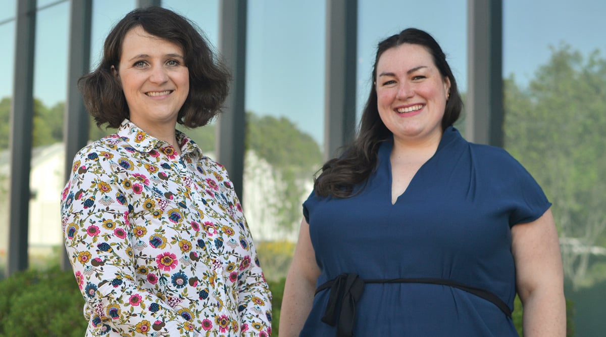 Leila Strickland (left) and Michelle Egger