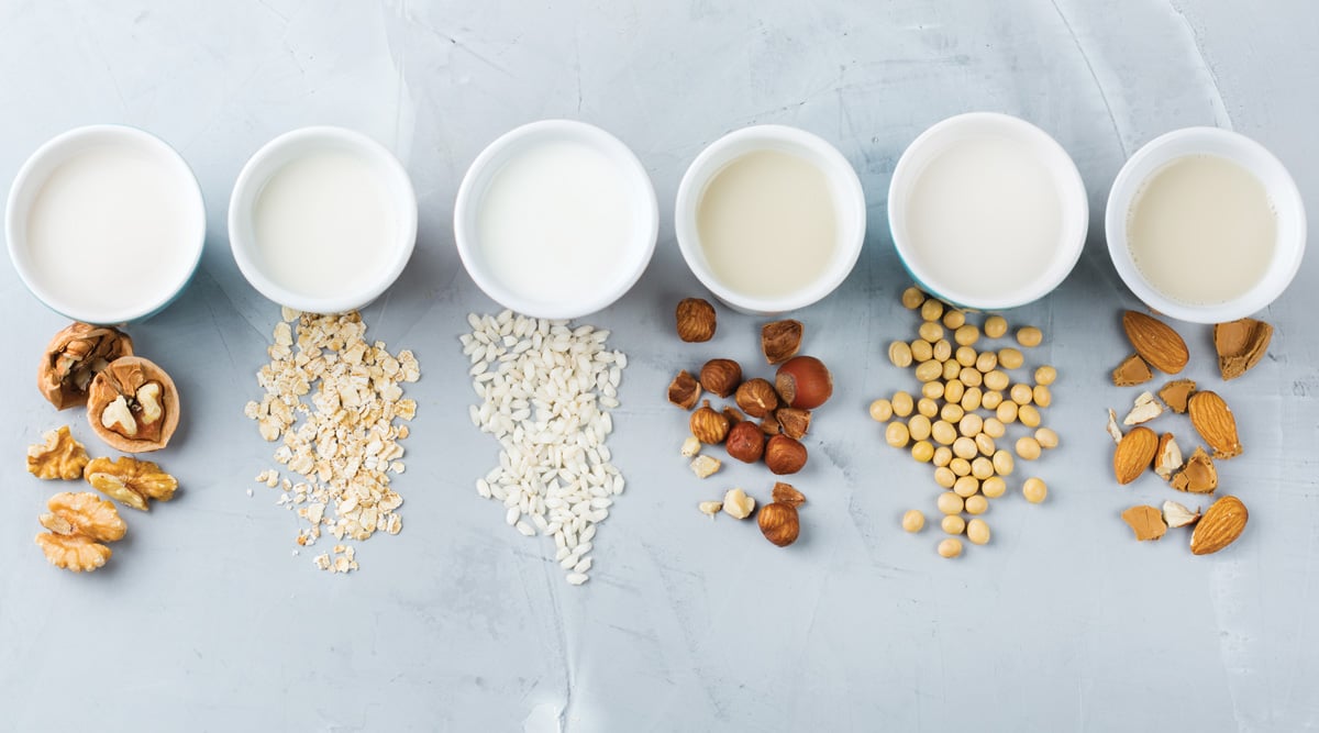 Proteins in small bowls