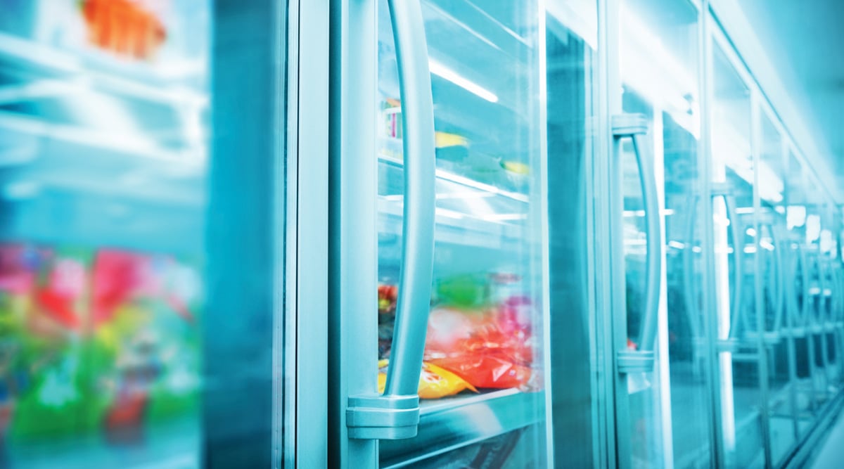 Market freezer Section