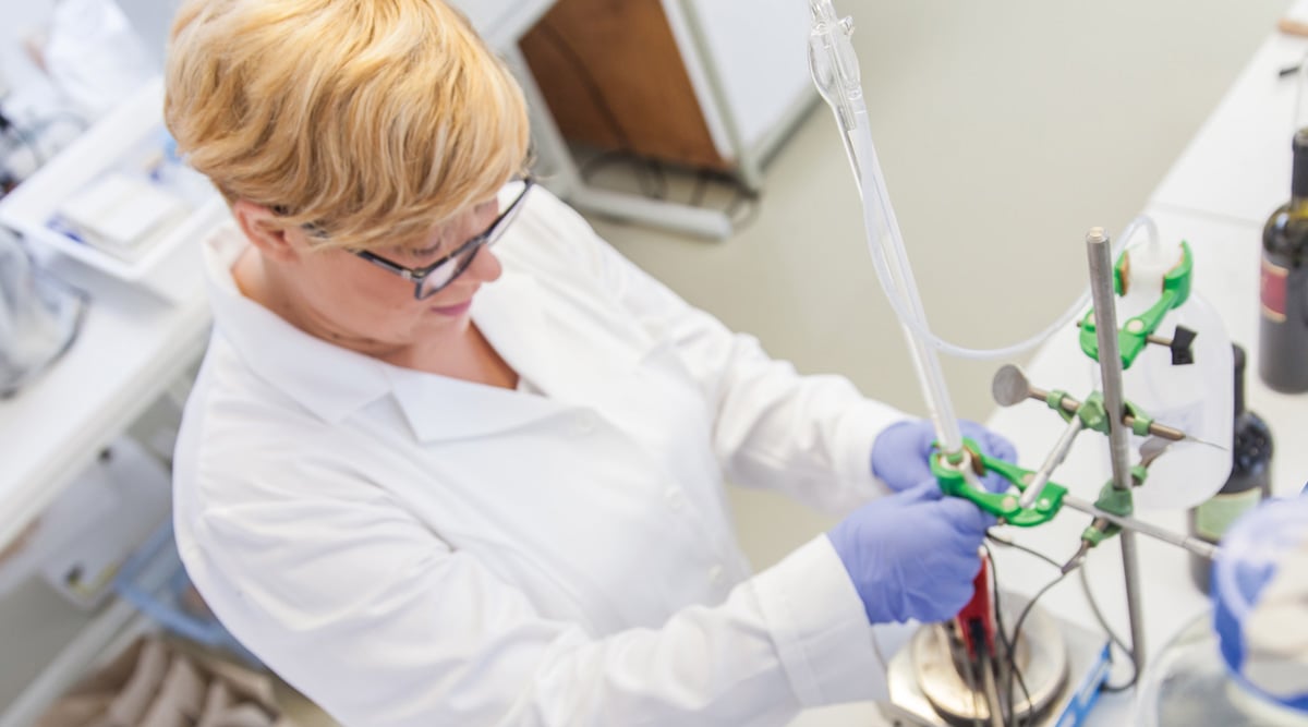Woman in lab