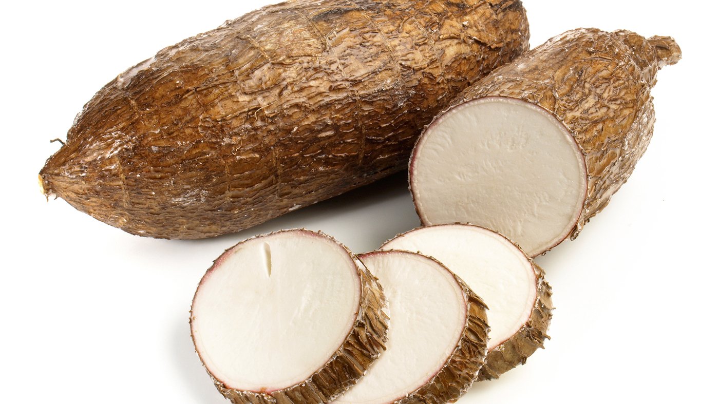 Cassava Root with Slices