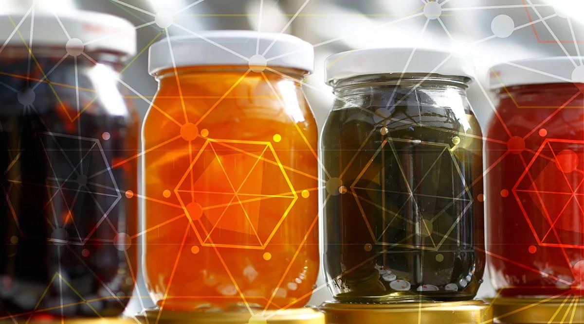 Jars of different Colors