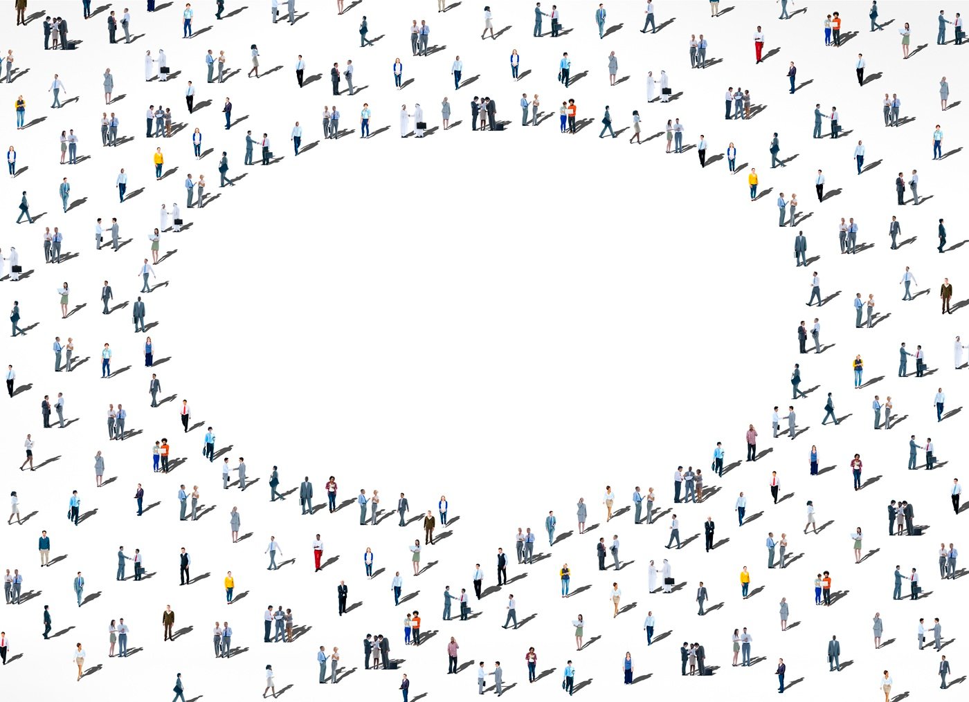 People_in_Shape_of_Speech_Bubble