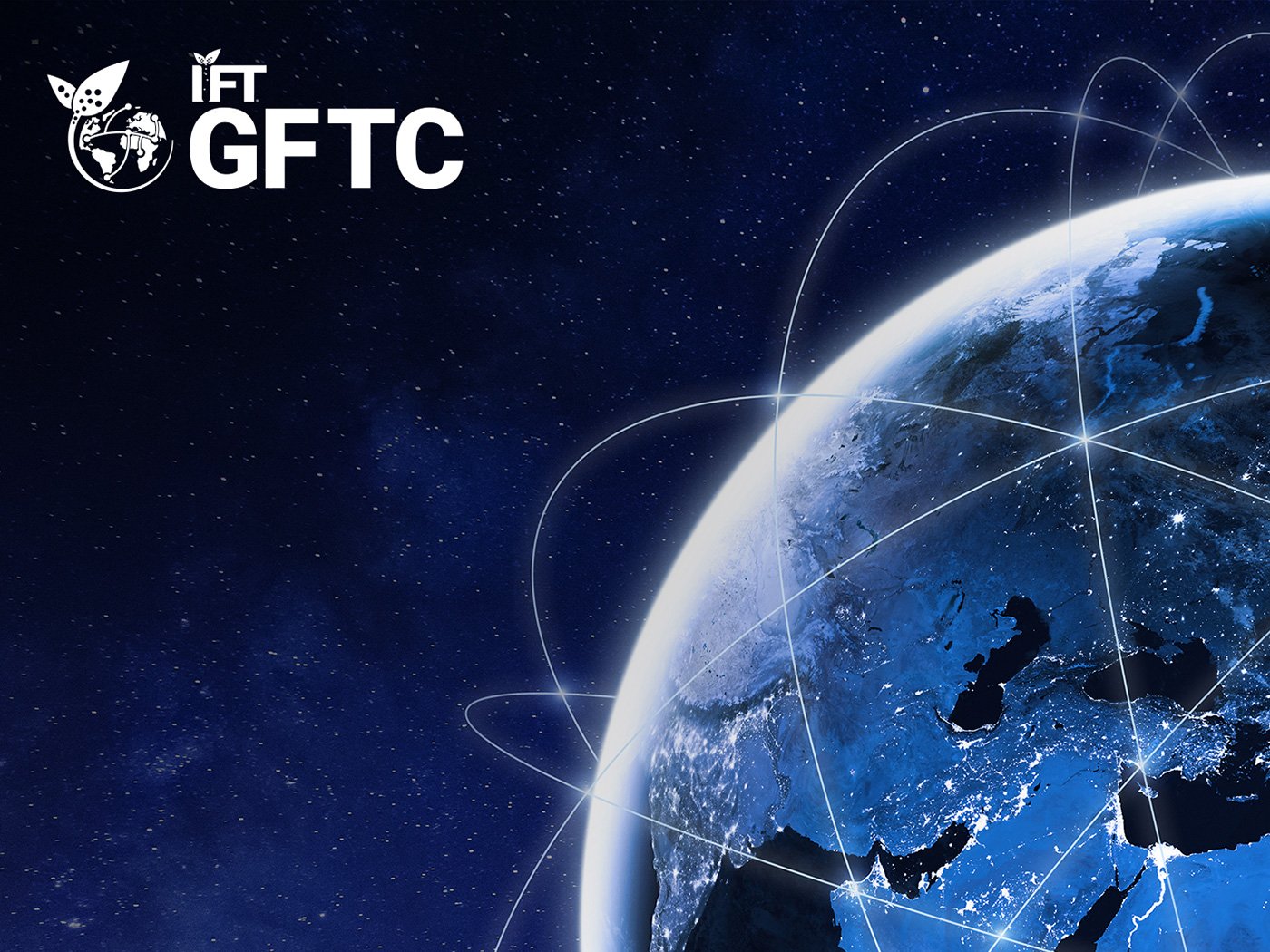 IFT Global Food Traceability Center logo. Global with connections.