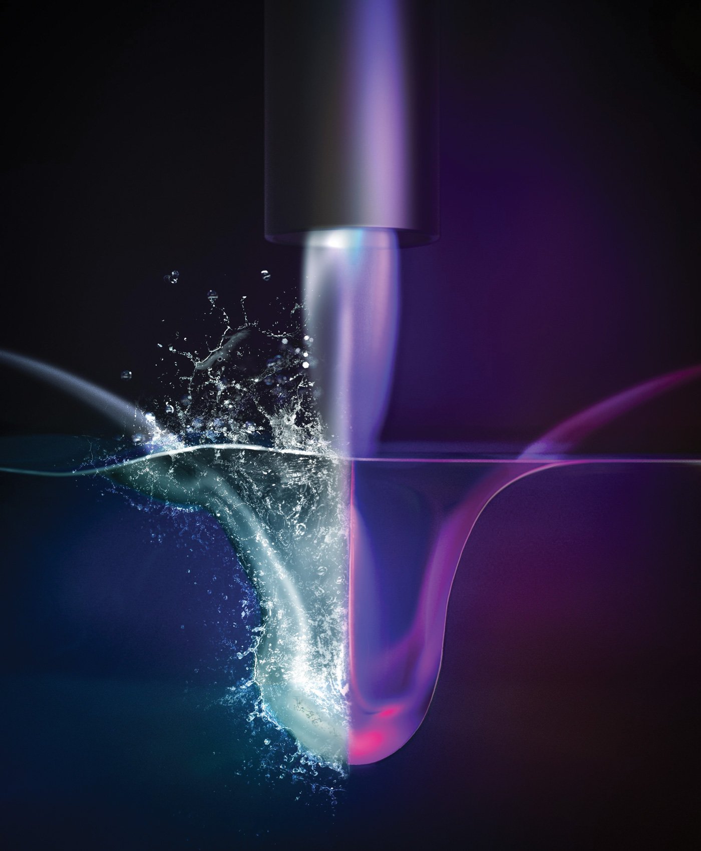 Stabilization of liquid instabilities with ionized gas jets