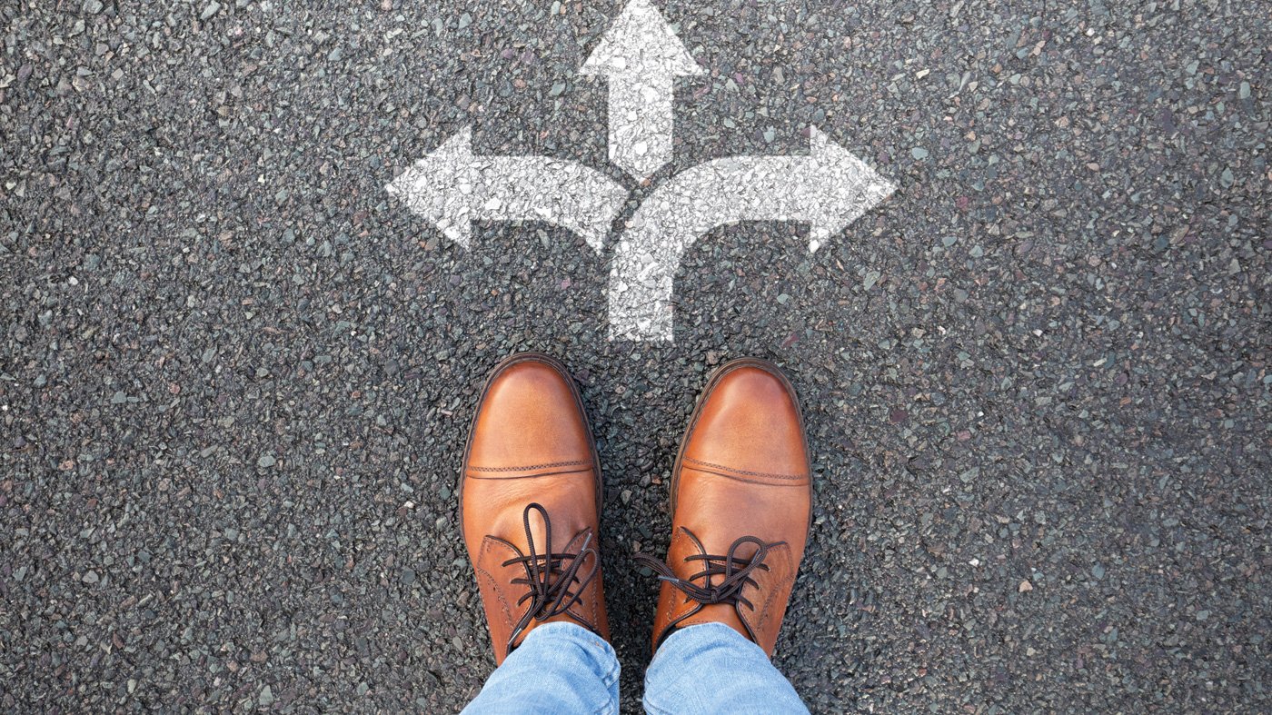 Facing a choice, which way forward in your career?