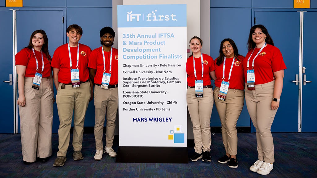 35th Annual IFTSA & Mars Product Development Competition Finalists