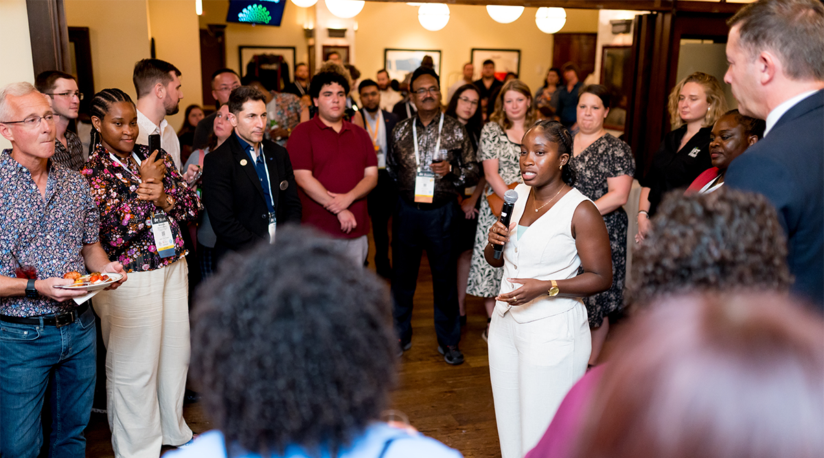 IFT members join together at an event