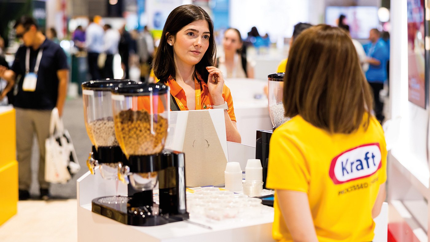 IFT FIRST Expo Hall Kraft booth.
