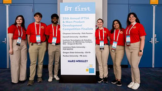 35th Annual IFTSA & Mars Product Development Competition Finalists