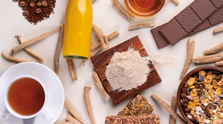 Applications of Ashwagandha in various products.