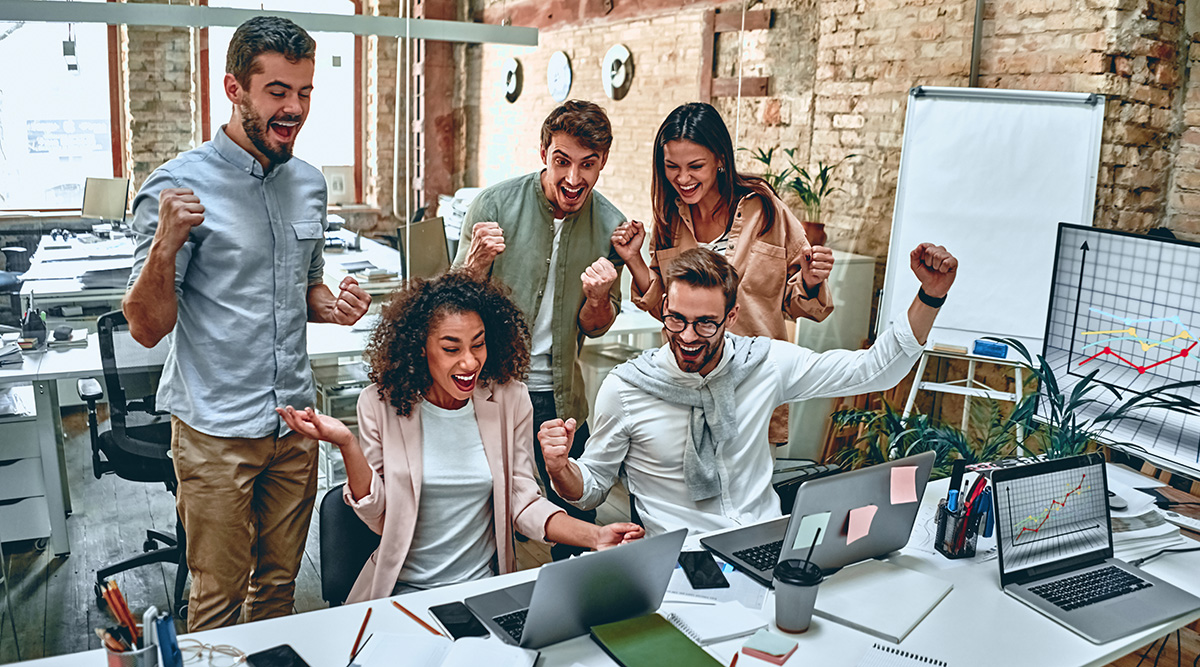 Young Professionals Celebrate Saving Time and Increasing Efficiency with an IFT Concierge Membership